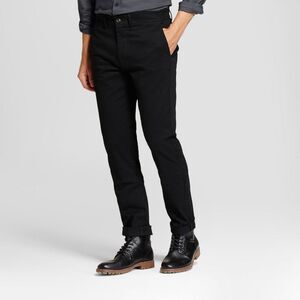 Goodfellow & Co -  Men's Mid Rise Slim Leg Slim Strai Black